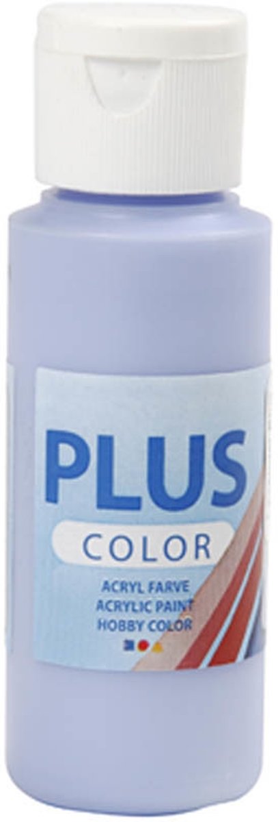 Plus Color acrylverf, lavender blue, 60ml [HOB-39616]